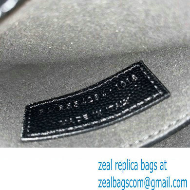 Saint Laurent kate clutch in grain de poudre embossed leather 326079 Black - Click Image to Close