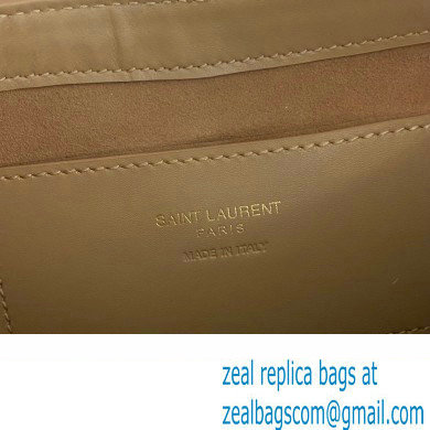 Saint Laurent le 5 A 7 mini bag in vegetable-tanned leather 710318 Beige