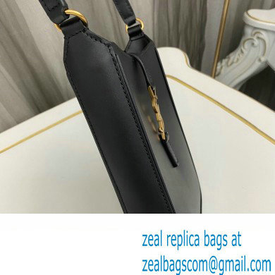 Saint Laurent le 5 A 7 mini vertical Bag in vegetable-tanned leather 735214 Black