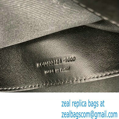 Saint Laurent niki baby Bag in crocodile-embossed leather 633151 Black