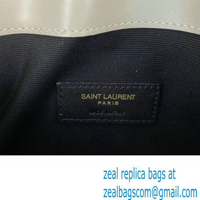 Saint Laurent uptown pouch in Smooth leather 565739 White - Click Image to Close