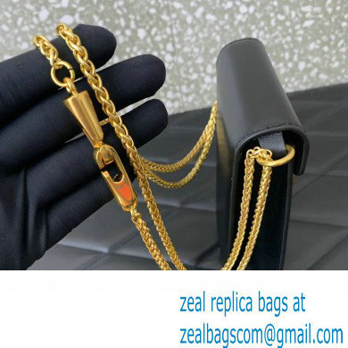 Valentino Loco Phone Case With Chain Bag in calfskin Black 2023