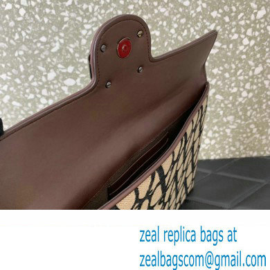 Valentino Loco Pouch Bag in Toile Iconographe 310 Beige/Coffee 2023