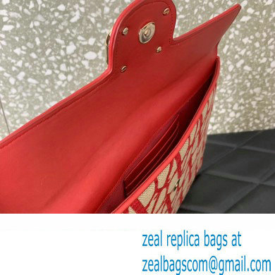 Valentino Loco Pouch Bag in Toile Iconographe 310 Beige/Red 2023 - Click Image to Close