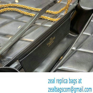 Valentino Loco Shoulder Bag In Transparent Polymeric Material Black 2023