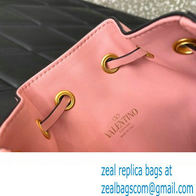 Valentino Mini Bucket Bag In Nappa With Vlogo Signature Chain Pink 2023