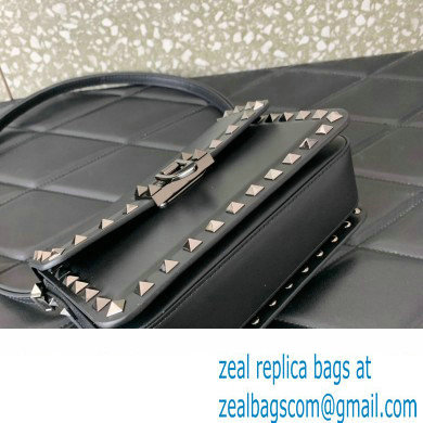 Valentino Rockstud23 Small Shoulder Bag In Smooth Calfskin 0242 Black 2023