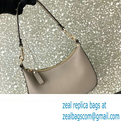 Valentino Small Rockstud Hobo bag in Grainy Calfskin 0313 Beige 2023