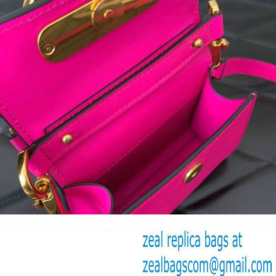 Valentino VSLING micro handbag in Calfskin Fuchsia 2023 - Click Image to Close