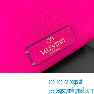 Valentino VSLING micro handbag in Calfskin Fuchsia 2023 - Click Image to Close