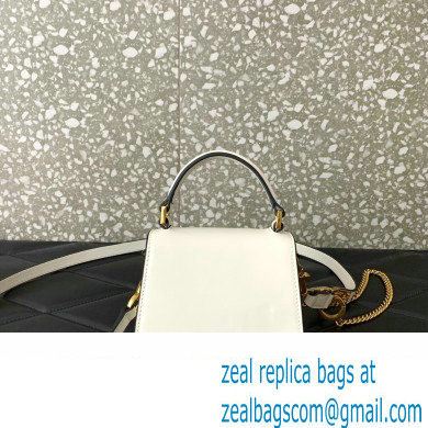 Valentino VSLING micro handbag in Calfskin White 2023