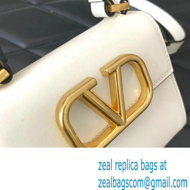 Valentino VSLING micro handbag in Calfskin White 2023 - Click Image to Close