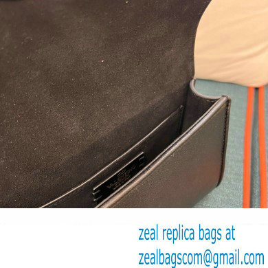 Valentino Vlogo Leather Shoulder Bag 2051 Black 2023