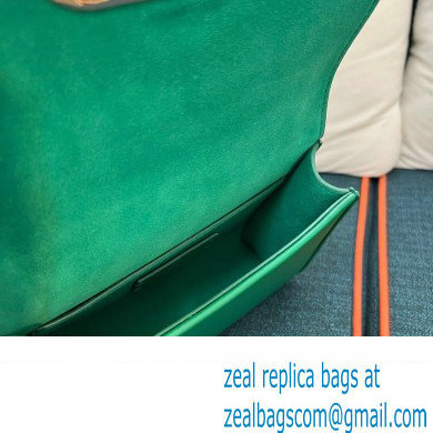 Valentino Vlogo Leather Shoulder Bag 2051 Green 2023