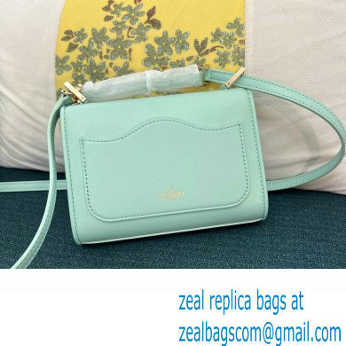 Valentino Vlogo Leather Shoulder Bag 2051 Light Green 2023 - Click Image to Close