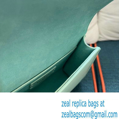 Valentino Vlogo Leather Shoulder Bag 2051 Light Green 2023 - Click Image to Close