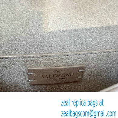 Valentino Vlogo Leather Shoulder Bag 2051 Nude 2023