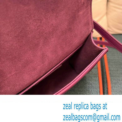 Valentino Vlogo Leather Shoulder Bag 2051 Purple 2023 - Click Image to Close