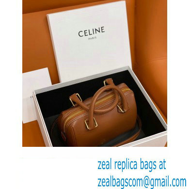 celine SMALL BOSTON CUIR TRIOMPHE in Smooth Calfskin Tan 2023