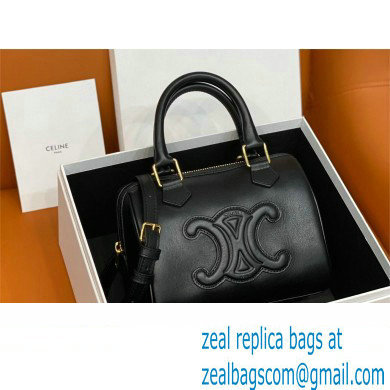 celine SMALL BOSTON CUIR TRIOMPHE in Smooth Calfskin black 2023 - Click Image to Close