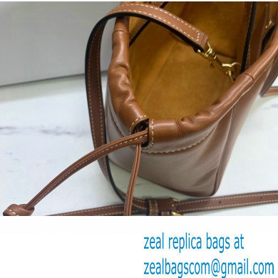 celine SMALL CABAS DRAWSTRING CUIR TRIOMPHE in Smooth Calfskin Tan 2023 - Click Image to Close