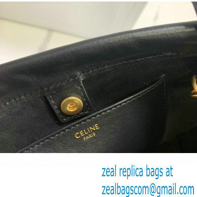 celine SMALL CABAS DRAWSTRING CUIR TRIOMPHE in Smooth Calfskin black 2023