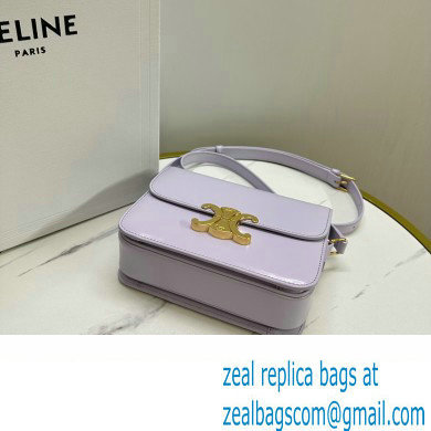 celine Teen Triomphe Bag in SHINY CALFSKIN Light Lavender 2023