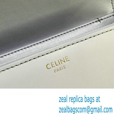 celine Teen Triomphe Bag in SHINY CALFSKIN Light Lavender 2023 - Click Image to Close