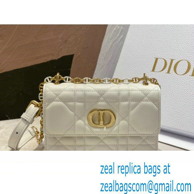 dior Miss Caro Mini Bag in Light Pink Macrocannage Lambskin white 2023