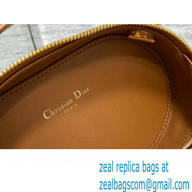 dior brown calfskin CD Signature Oval Camera Bag 2023 - Click Image to Close