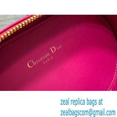 dior fuchsia calfskin CD Signature Oval Camera Bag 2023 - Click Image to Close