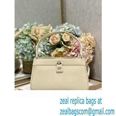 dior medium key bag in Dusty Ivory Box Calfskin 2023