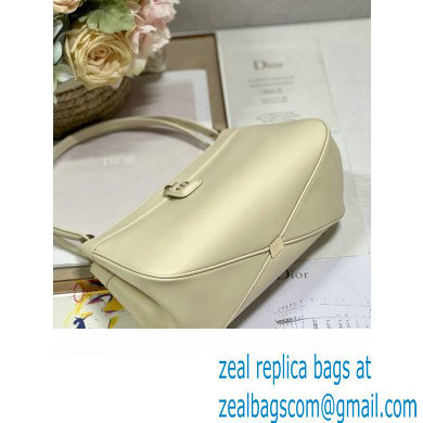 dior medium key bag in Dusty Ivory Box Calfskin 2023