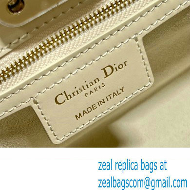dior medium key bag in Dusty Ivory Box Calfskin 2023