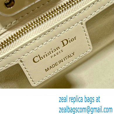 dior medium key bag in Dusty Ivory Box Calfskin 2023