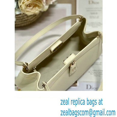 dior medium key bag in Dusty Ivory Box Calfskin 2023