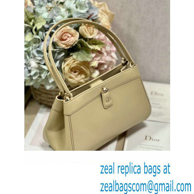 dior medium key bag in beige Box Calfskin 2023