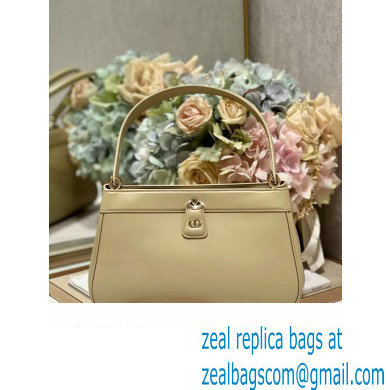 dior medium key bag in beige Box Calfskin 2023 - Click Image to Close