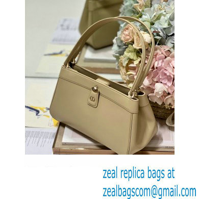 dior medium key bag in beige Box Calfskin 2023