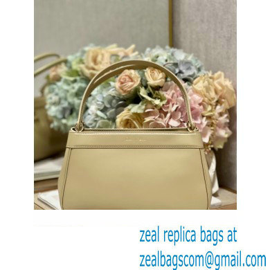 dior medium key bag in beige Box Calfskin 2023