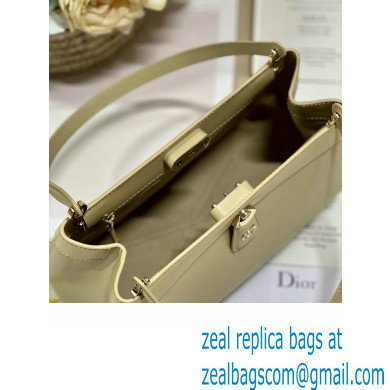 dior medium key bag in beige Box Calfskin 2023