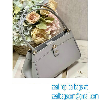 dior medium key bag in gray Box Calfskin 2023