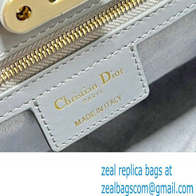 dior medium key bag in gray Box Calfskin 2023