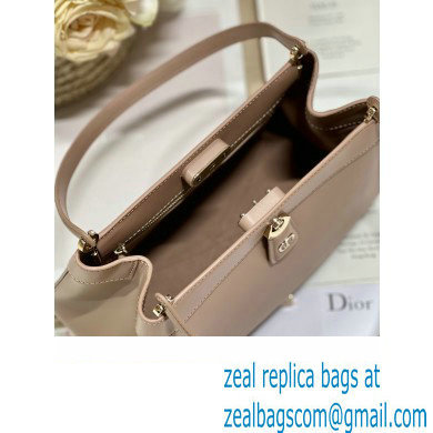 dior medium key bag in pink Box Calfskin 2023