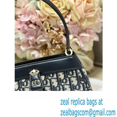 dior small key bag in Blue Dior Oblique Jacquard 2023 - Click Image to Close