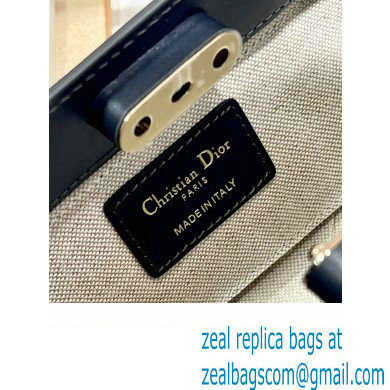 dior small key bag in Blue Dior Oblique Jacquard 2023