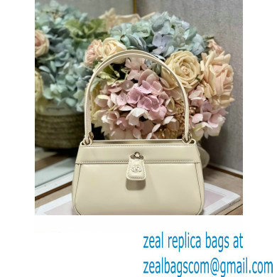 dior small key bag in Dusty Ivory Box Calfskin 2023 - Click Image to Close