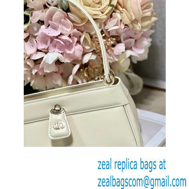 dior small key bag in Dusty Ivory Box Calfskin 2023