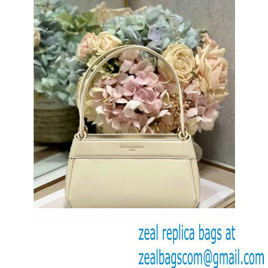 dior small key bag in Dusty Ivory Box Calfskin 2023