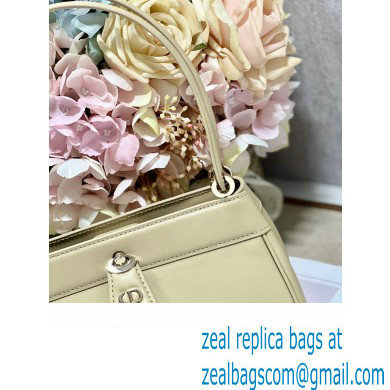 dior small key bag in beige Box Calfskin 2023